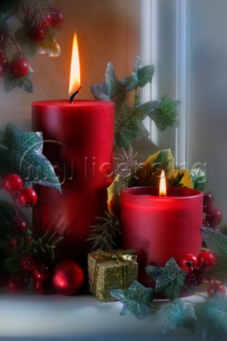 Christmas Candles C445