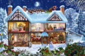 Snowy Christmas House