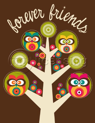 Forever Friends Owls