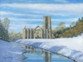 Winter Morning - Fountains Abbey, Yorkshire