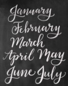 Months Of The Year