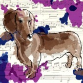 The Painted Dachshund