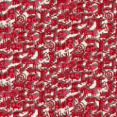 repeating pattern ~ abstracted Chinese zodiac animals