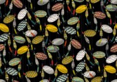 repeating pattern ~ fishing lures