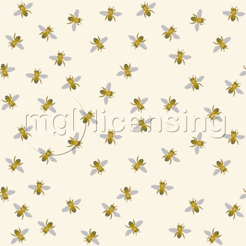 repeating pattern  little bees