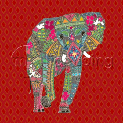 painted elephant diamondjpg