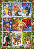 Christmas Cat Stamp Collection 4 crop (variant 2)