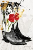 Rose Cowboy Boots (variant 1)
