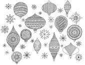 Neeti-Pattern-Christmas Ornaments