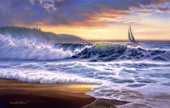 beach sunset lighthouse cps229