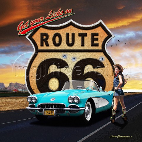 Route 66 girl sample