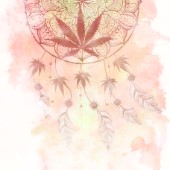 Cannabis Dream Catcher (variant 2)